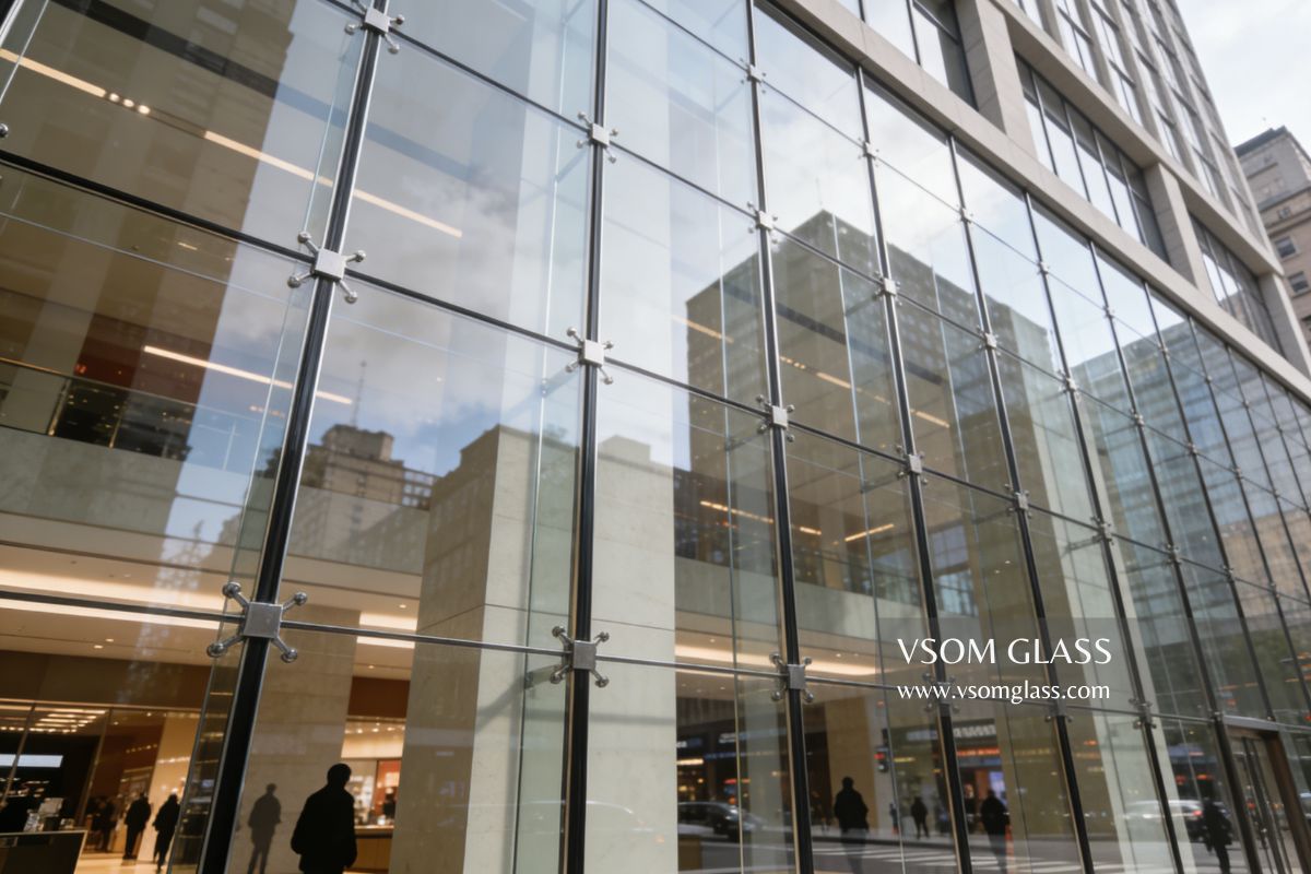 Office Building Security Laminated Glass Curtain Wall Glass