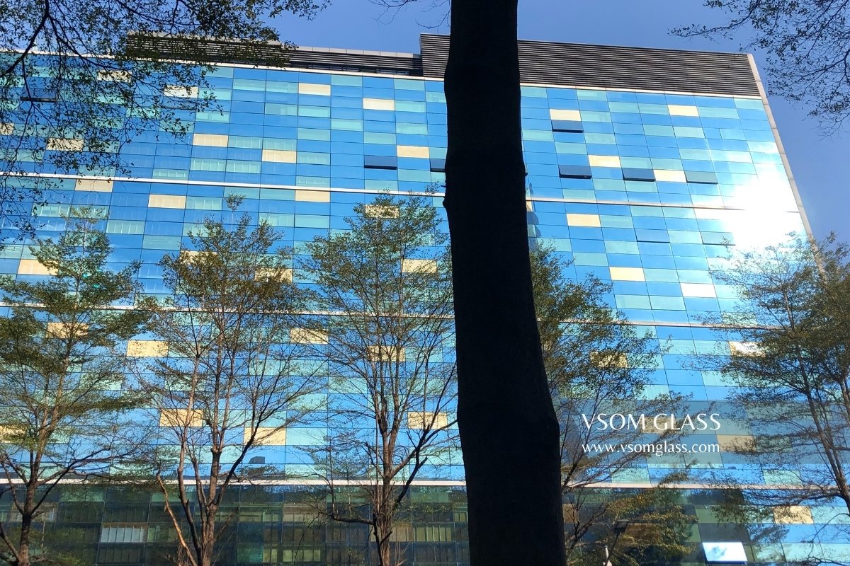 Building Facade Colored Glass Building Facade Colored Glass