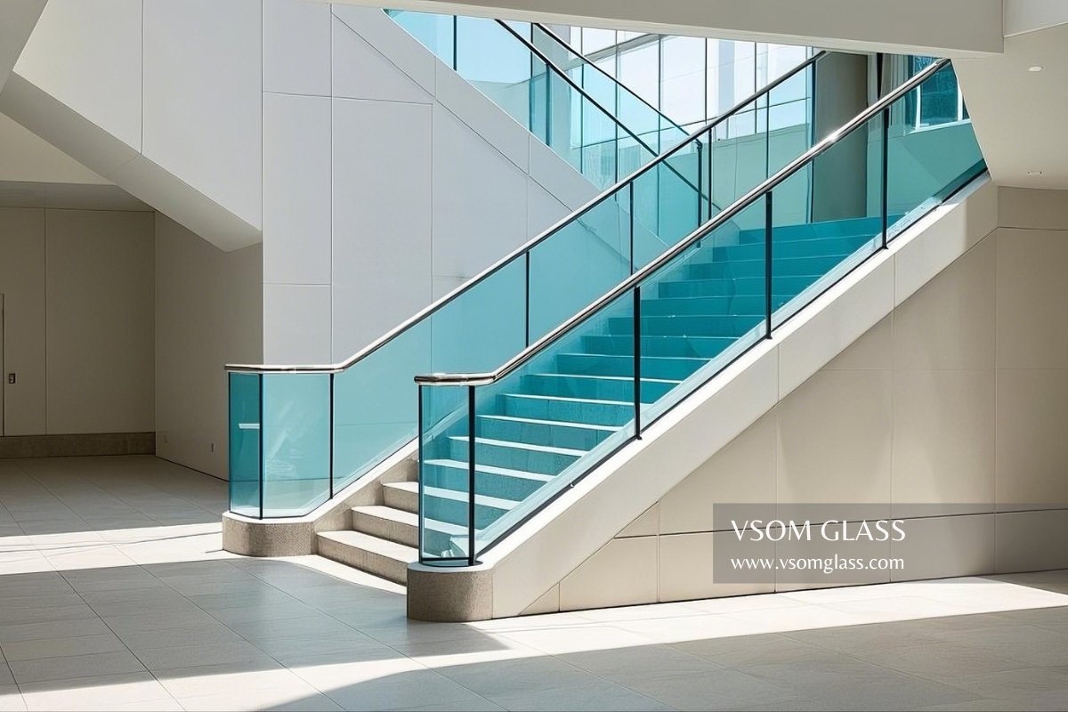 Colored Laminated Glass Railing Colored Laminated Glass Railing