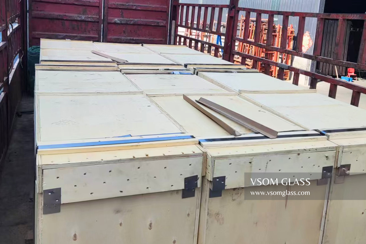 Packed Grey Float Glass