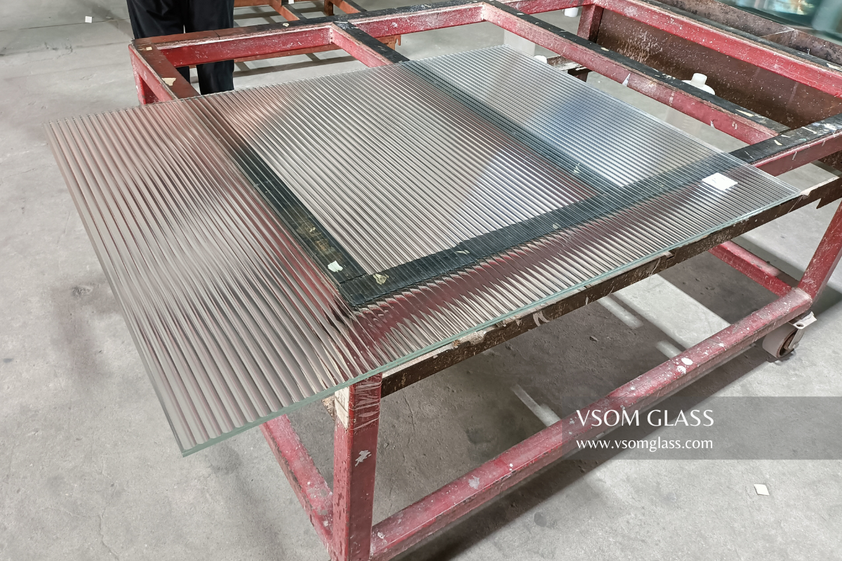 Ultra-Clear Fluted Laminated Glass